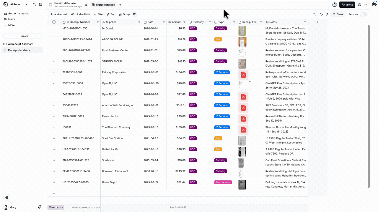 Bulk Download from Field