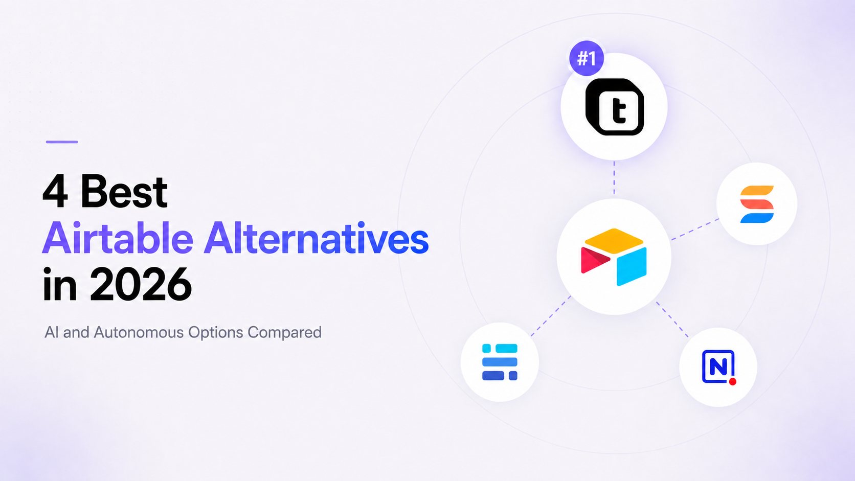 The four best Airtable alternatives in 2026: Teable, Baserow, SmartSuite, and NocoDB