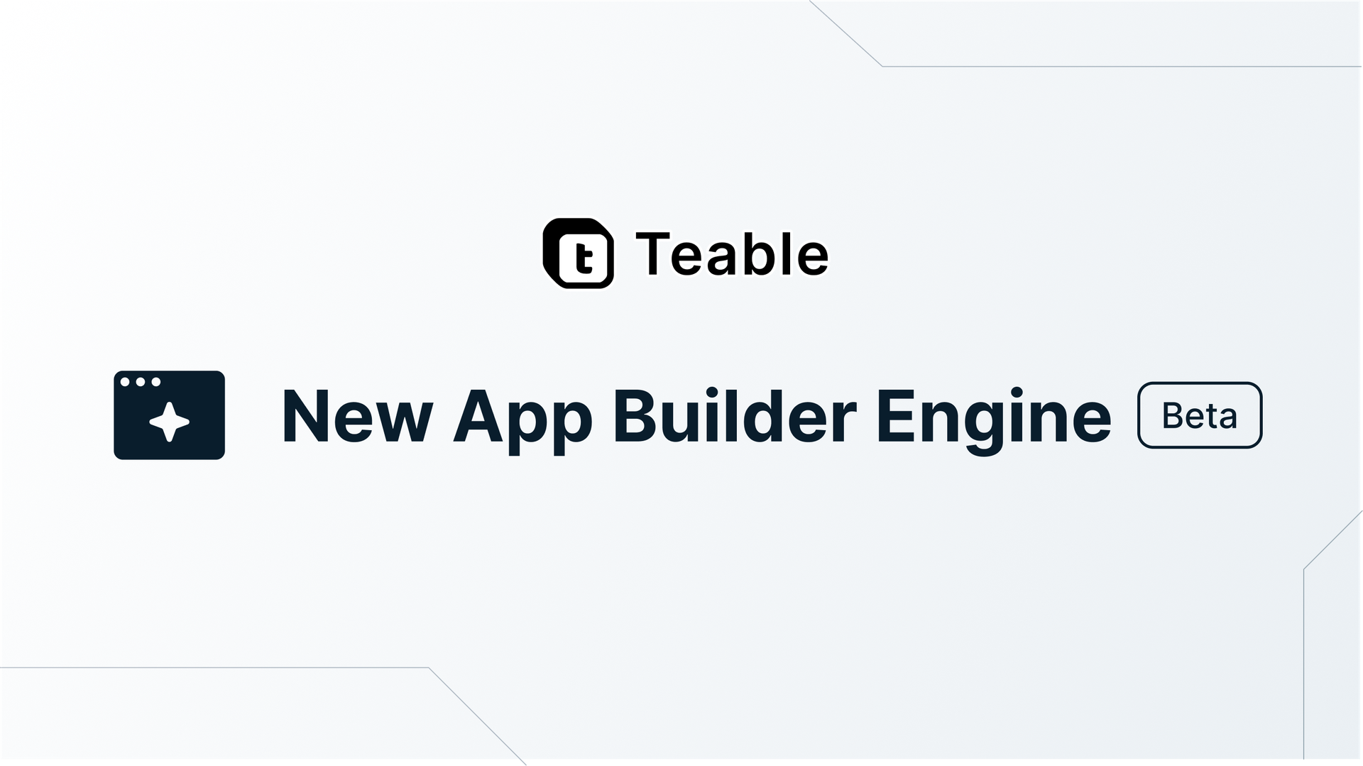 New App Builder Engine is Beta